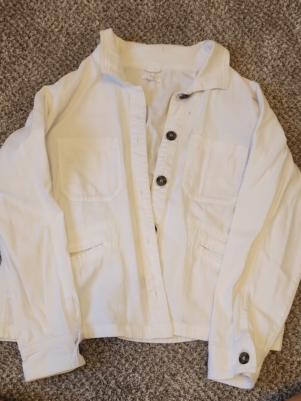 Maurices White Utility Jacket for Women